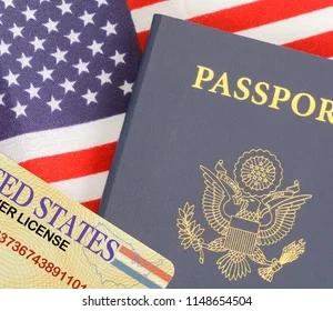 US Passport ID Card and Driver's License Bundle