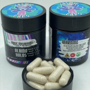 Cosmic Caps Shroom Capsules – Albino Golden Halo