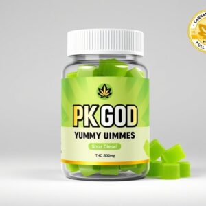 THC Gummies 50mg - Sour Diesel Apple 🍏