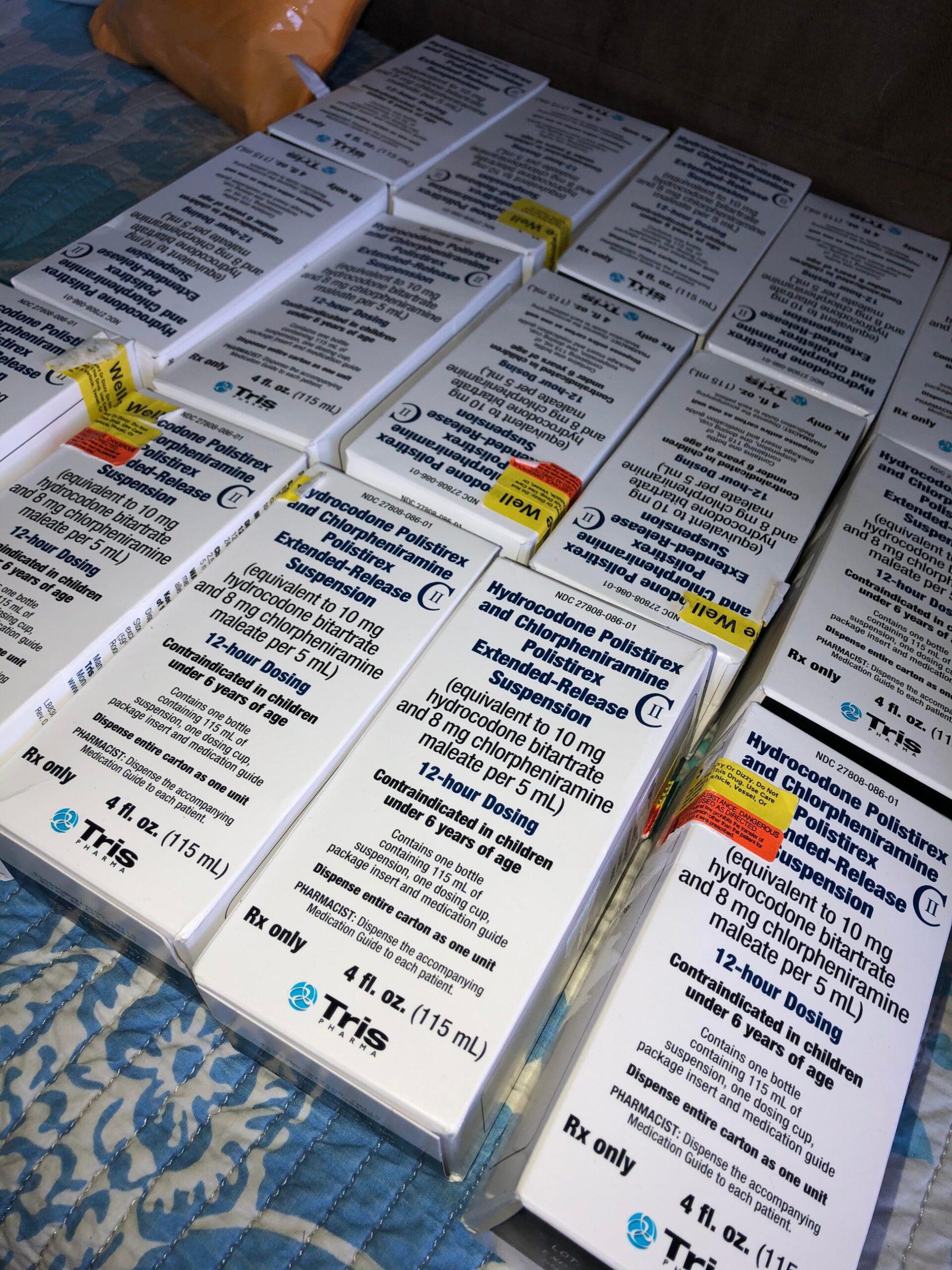 4oz Tussionex (hydrocodone/chlorpheniramine)